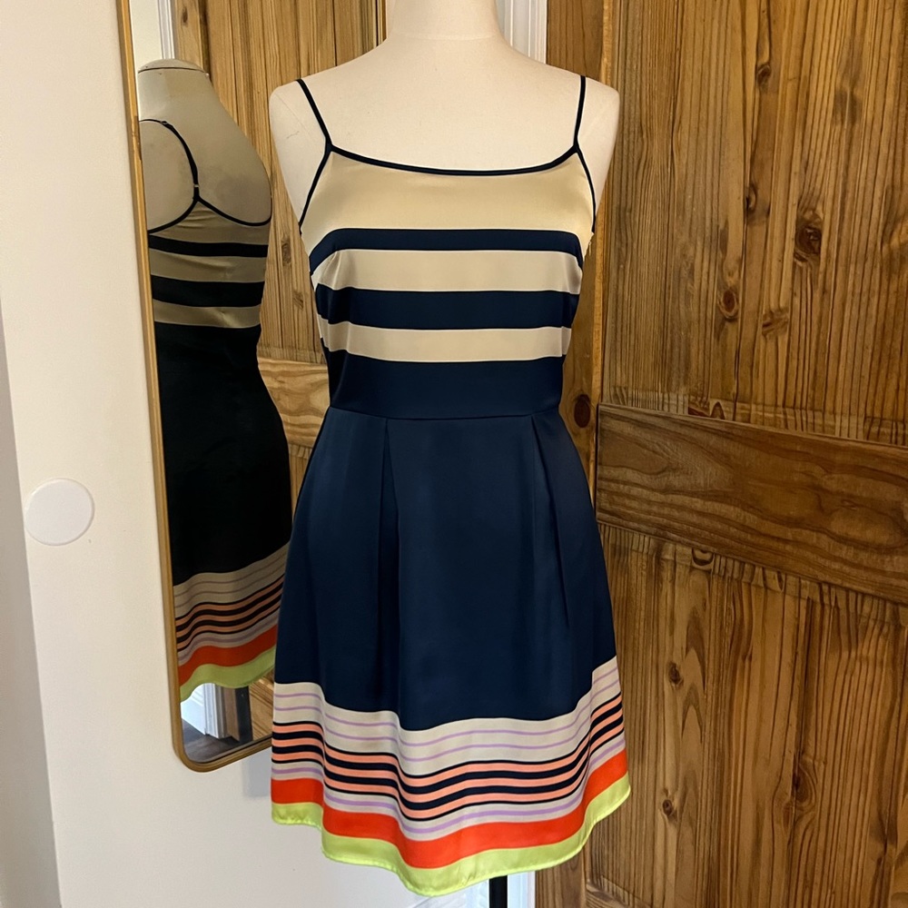 Cremieux silky spaghetti strap dress small 4